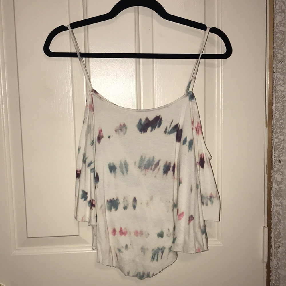 Tie-dye aerie tank